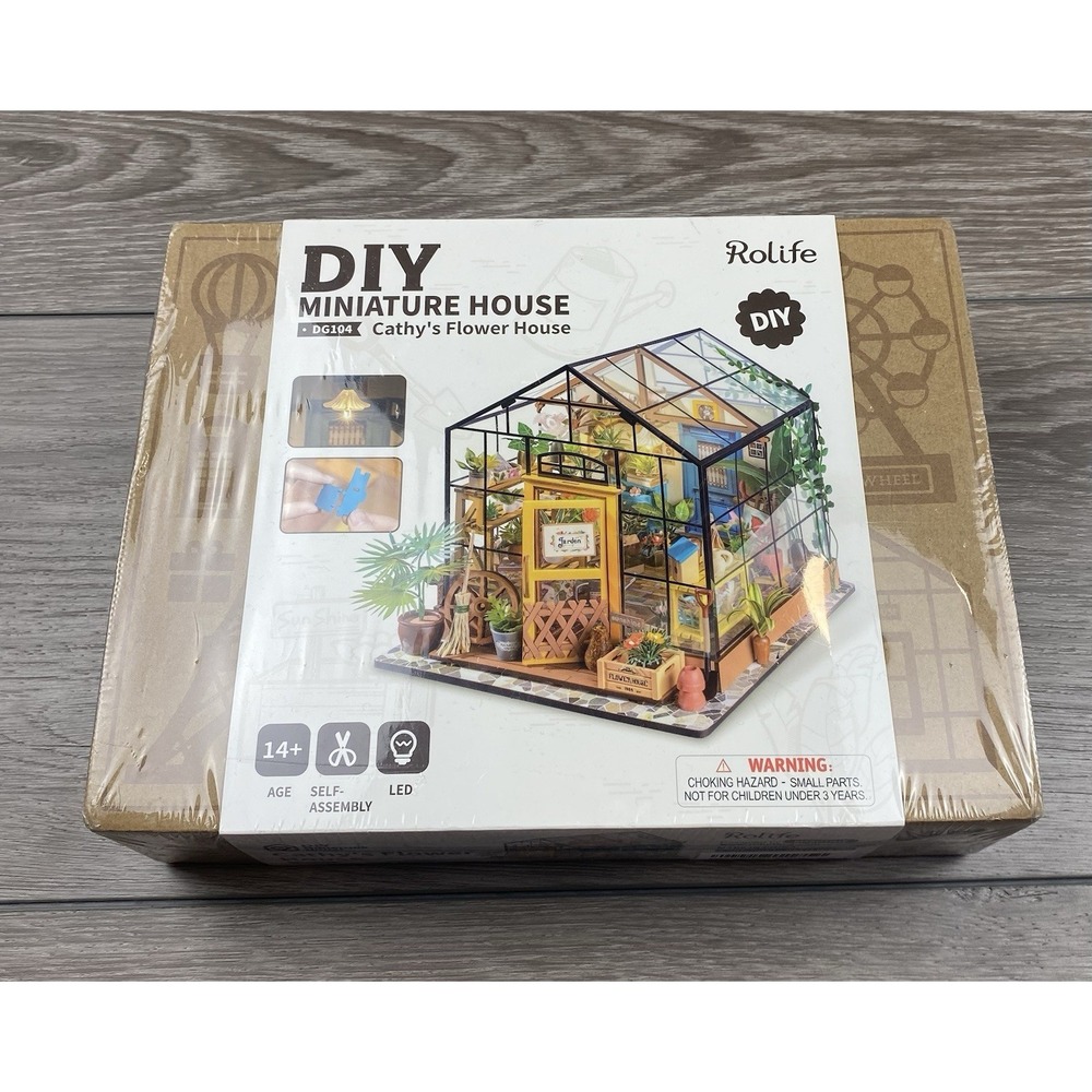 Rolife DIY Miniature House Kit DG104 Cathy's Flower House